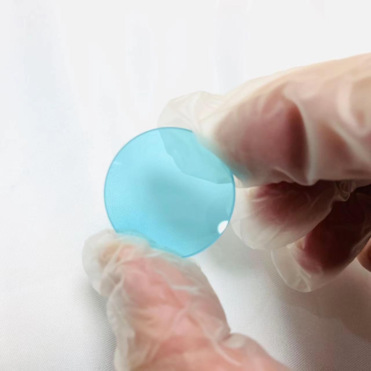 Diamètre 37,6 mm et 1,5 mm d'épaisseur 650 nm IR Cut Filter Blue Glass