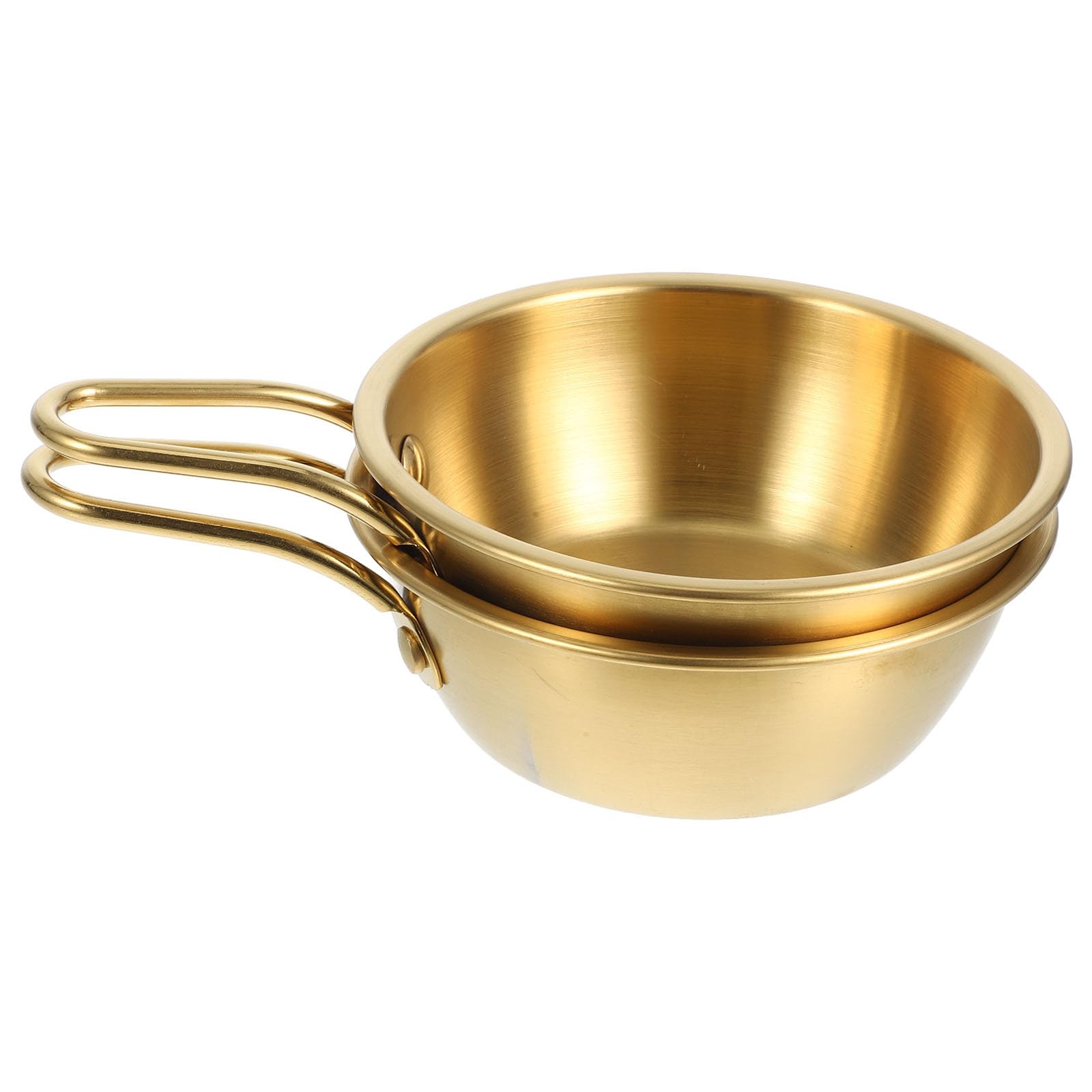 Bol de randonnée et camping pour soupe repas en plein air lot de 2 inox