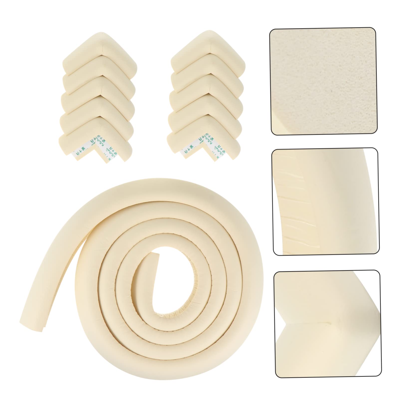 SUPVOX 2 Ensembles Protection de Coins Bordures pour Garçon Fille de Bandes Antichocs Nbr Améliorée pour Mobilier Table Protection Douce Facile à Installer