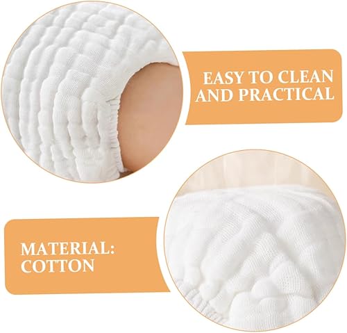 Miniatura 9 de 5Pcs Reusable Baby Cloth Diapers Washable Cotton Nappy Inserts Absorbent and Breathable for Infants Size M for Everyday Use