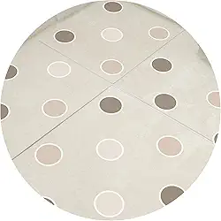 Adesivo Antiderrapante Banheiro Piso Bolinhas Bege Nude 14un