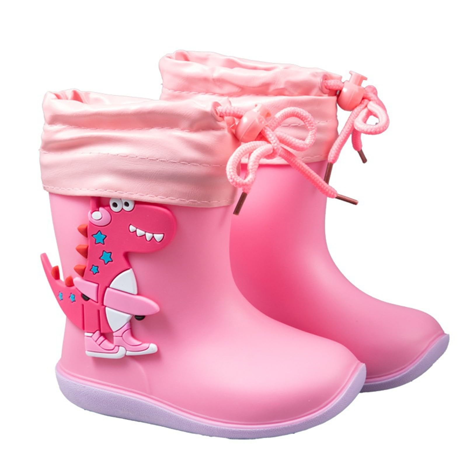 Botas niños fácil Poner Botas de Lluvia para niños, Botines Ligeros y Cortos para niños y niñas, para Uso Diario al Libre. (31 Big Kids)