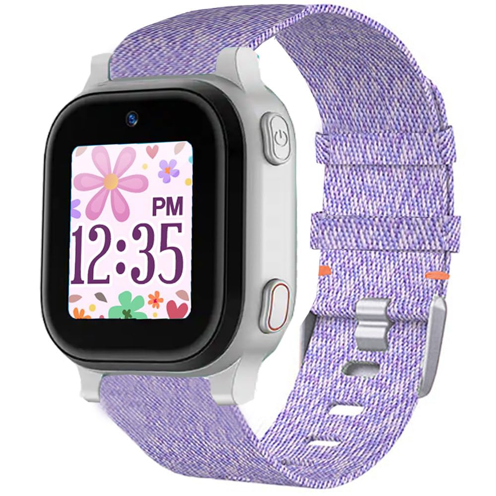 Lamshaw Compatible for AT&T AmiGo Jr Watch Bands, Breathable Nylon Woven Fabric Replacement Accessory Strap Compatible for amiGo Jr Watch