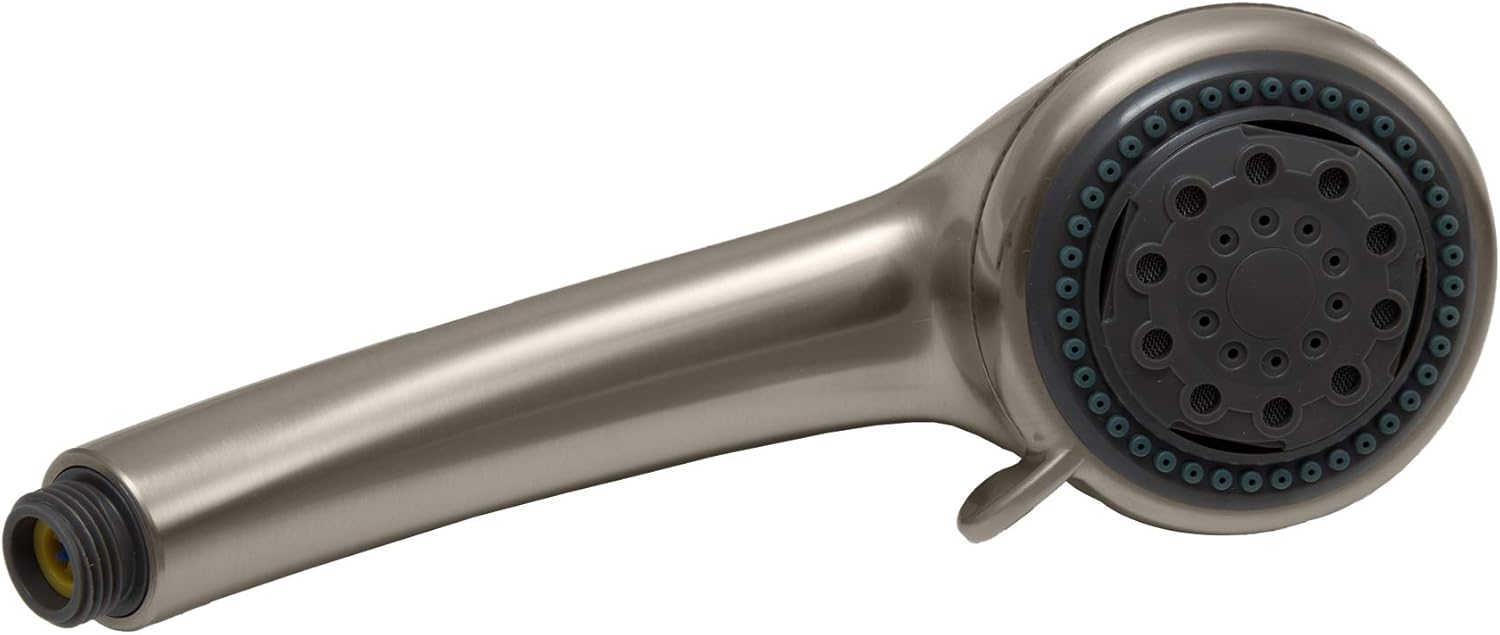 Atantis 10 Brushed Nickel Rain Shower System with Moen Valve