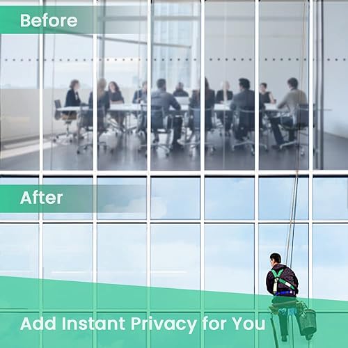 Miniatura 4 de Película de Bloqueo Solar para Ventana Reflectante de Calor Película de Espejo Unidireccional Anti Calor Tinte para Ventanas Interiores Película de