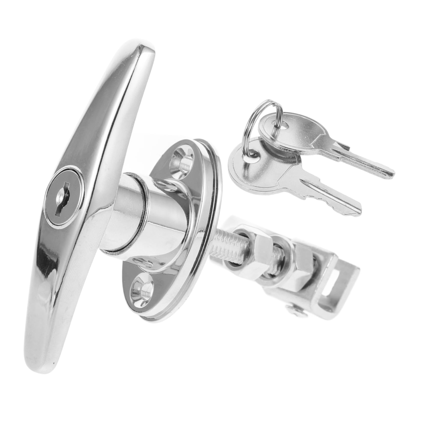 Operitacx 5 Ensembles Serrure de poignée de porte d'armoire électrique Serrure de boîte à outils de cabinet en zinc s de tiroir de bureau s de boîte aux lettres