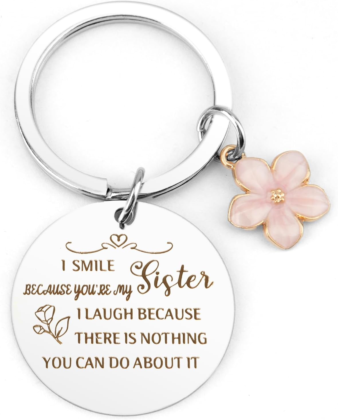 Funny Sister Galentine GiftS from Sisters Brother,Gifts for Older Sisters Adult,Keychain,Mothers Day Birthday Gifts for Sister,Christmas Valentines Day Gift Ideas