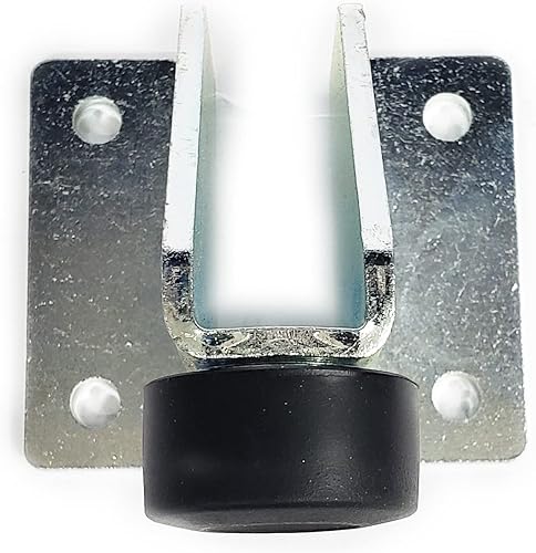 Miniatura 6 de Pequeño tope de puerta de tierra gate stop montado en el piso con base