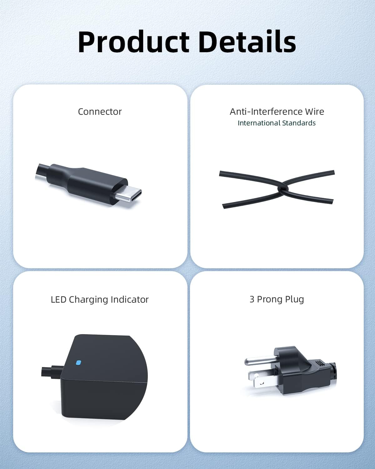 90 Watt Type C Power Adapter Fit for Dell 90W Laptop Charger USB C - (Replacement for Dell DA90PM170 LA90PM170 AC Adapter) image 2 of 6 B09W5Y3WF1