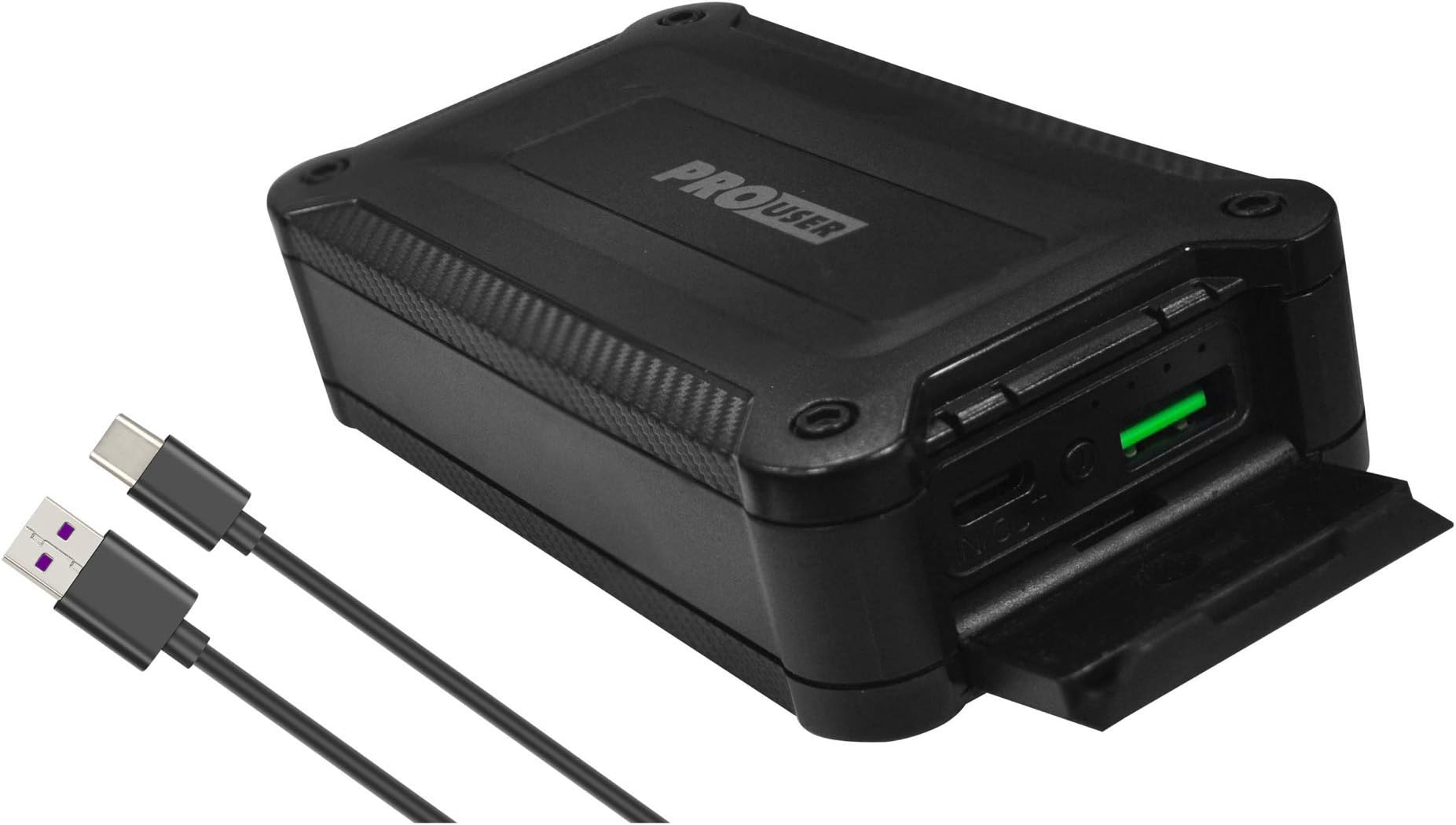 Solar Powerbank 10000mAh Mit PD 15W - Wasserdicht Für Outdoor Abenteuer