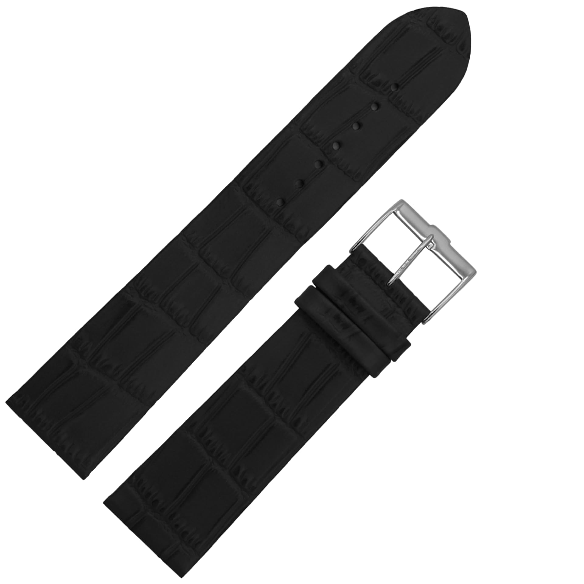 DBLACK TTNEDS-02 Thin/Slim Strap, Boat-Tip Croco Design, Leather Watch Strap // Compatible With TITAN EDGE Watches (Black, 20mm) (B0CHPN69GH) Amazon Price History, Amazon Price Tracker