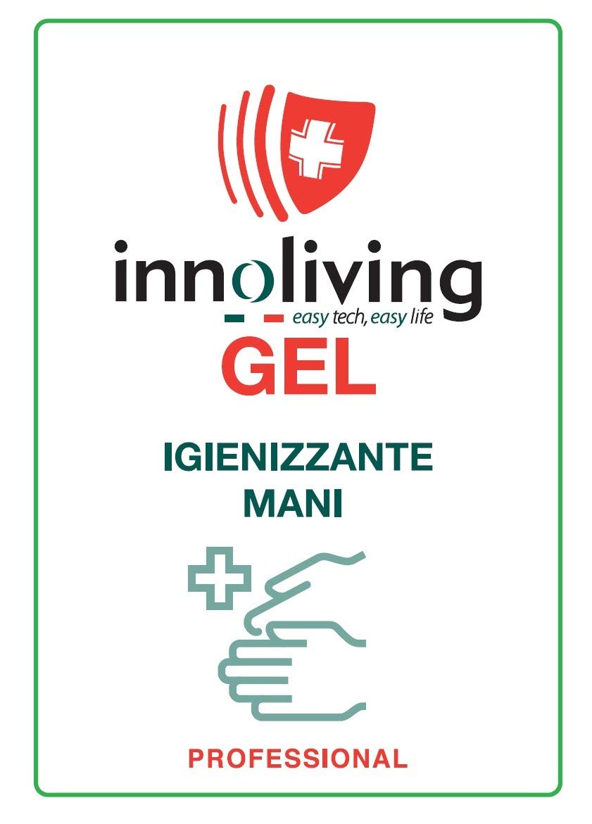 Kit 3 confezioni Gel igienizzante mani 80ml INMD-002 Innoliving