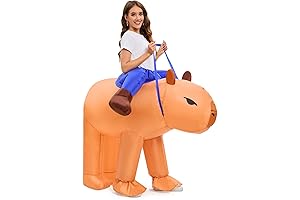 Inflatable Animal Costume: Ride-On Spinosaurus Capybara