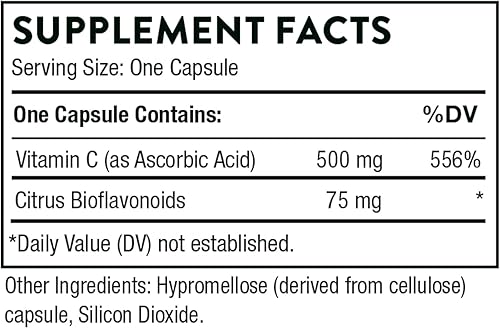 Miniatura 2 de THORNE Paquete de vitaminas esenciales Complejo de vitamina C y D-5000 - Inmune, salud ósea y apoyo energético - 60 a 90 porciones