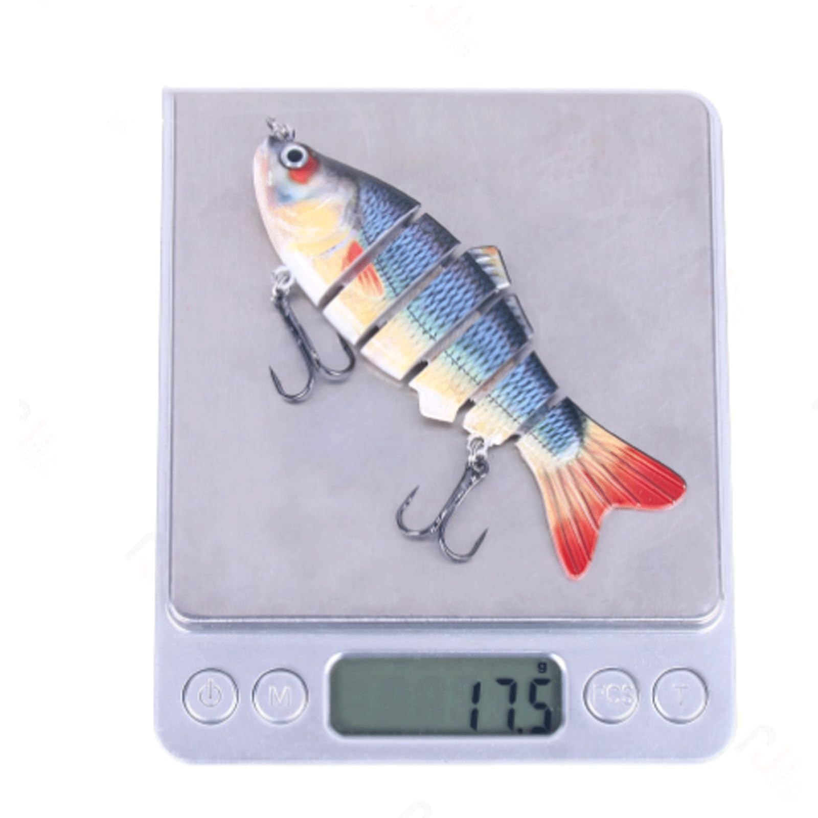 Leurres de pêche, 6 pièces/Ensemble, avec boîte, crankbait, swimbait, leurres Souples articulés à Plusieurs Segments, wobblers, matériel de pêche