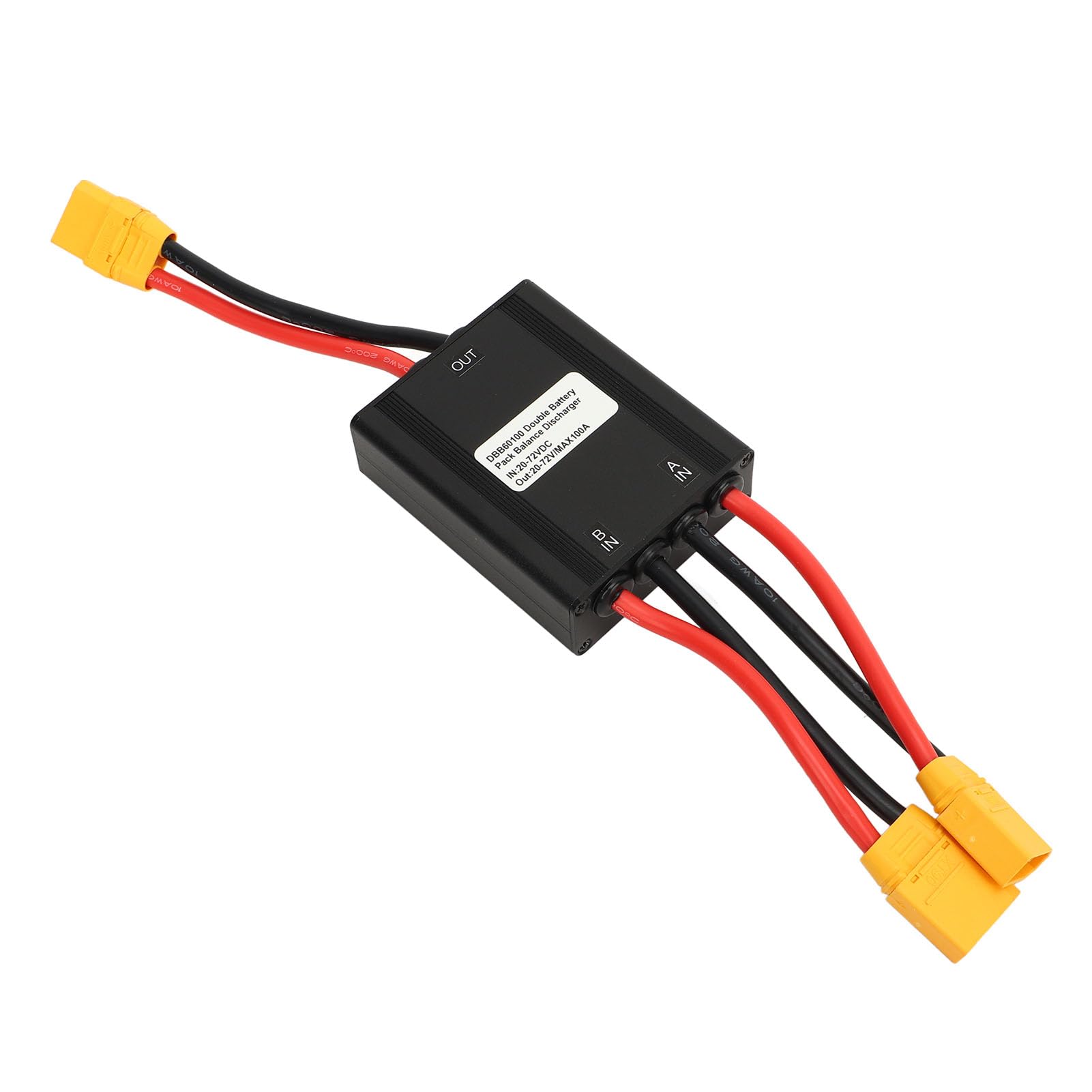 KIMISS Convertidor de Descarga de Batería Doble de Bicicleta Eléctrica 20V-72V Dual Batería Paralela Adaptador de Módulo Paralelo para un Rendimiento Mejorado y una Capacidad de Control (100A)