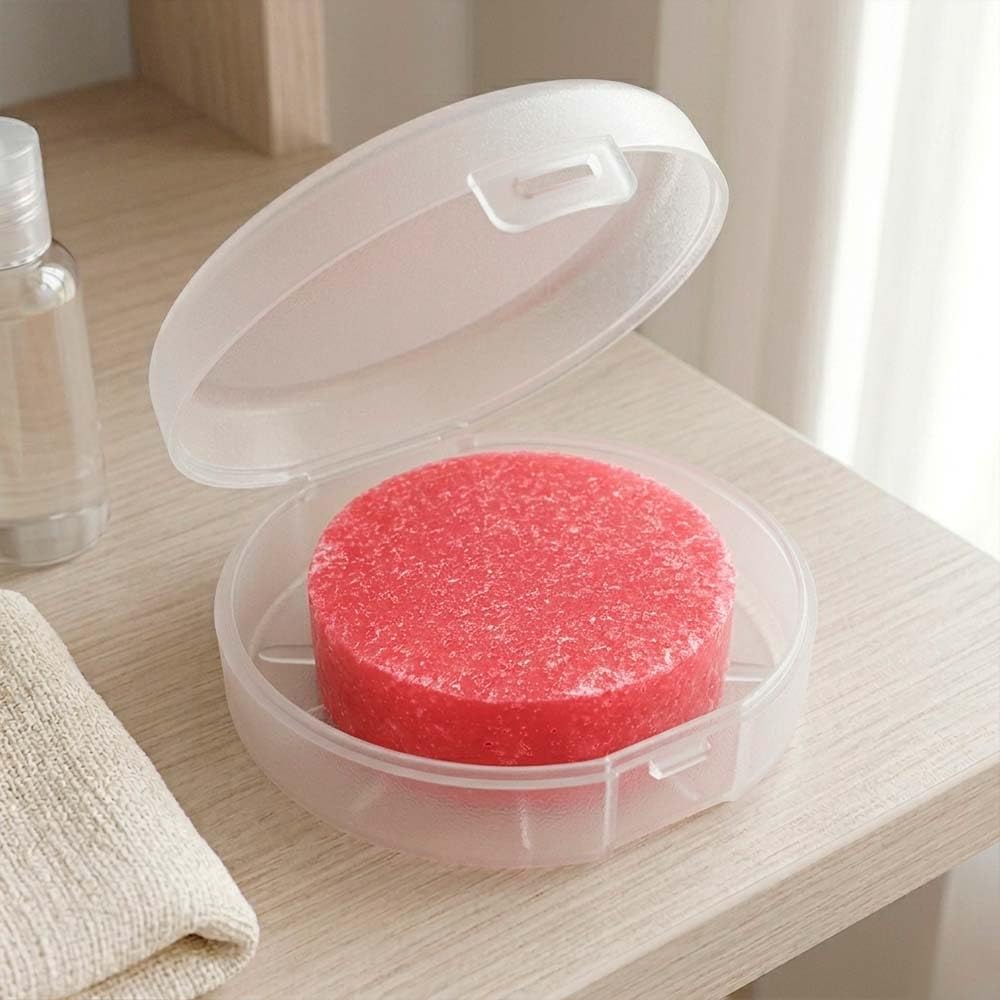 Esponja jabonosa desechable de varios usos - (Pack 10 uds) - Aroma Fresa - Ideal para el gimnasio o viajar - Fácil de transportar - Hidrata y exfolia todo tipo de piel - Con aceite de Rosa Mosqueta