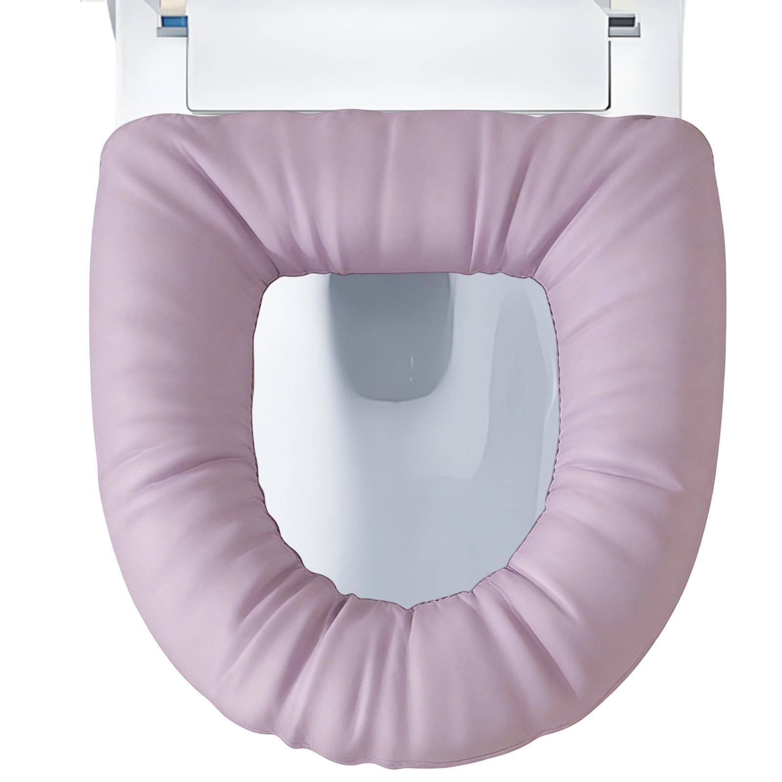Cuscino per sedile WC - Cuscino per panca lavabile, scudo anulare flessibile, protezione igienica in peluche | Attrezzature di sicurezza per WC, unità di decompressione per appartamenti