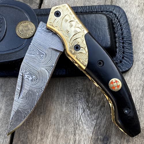 Chef Knife Kitchen Knife Handmade Damascus Steel Blade SM16