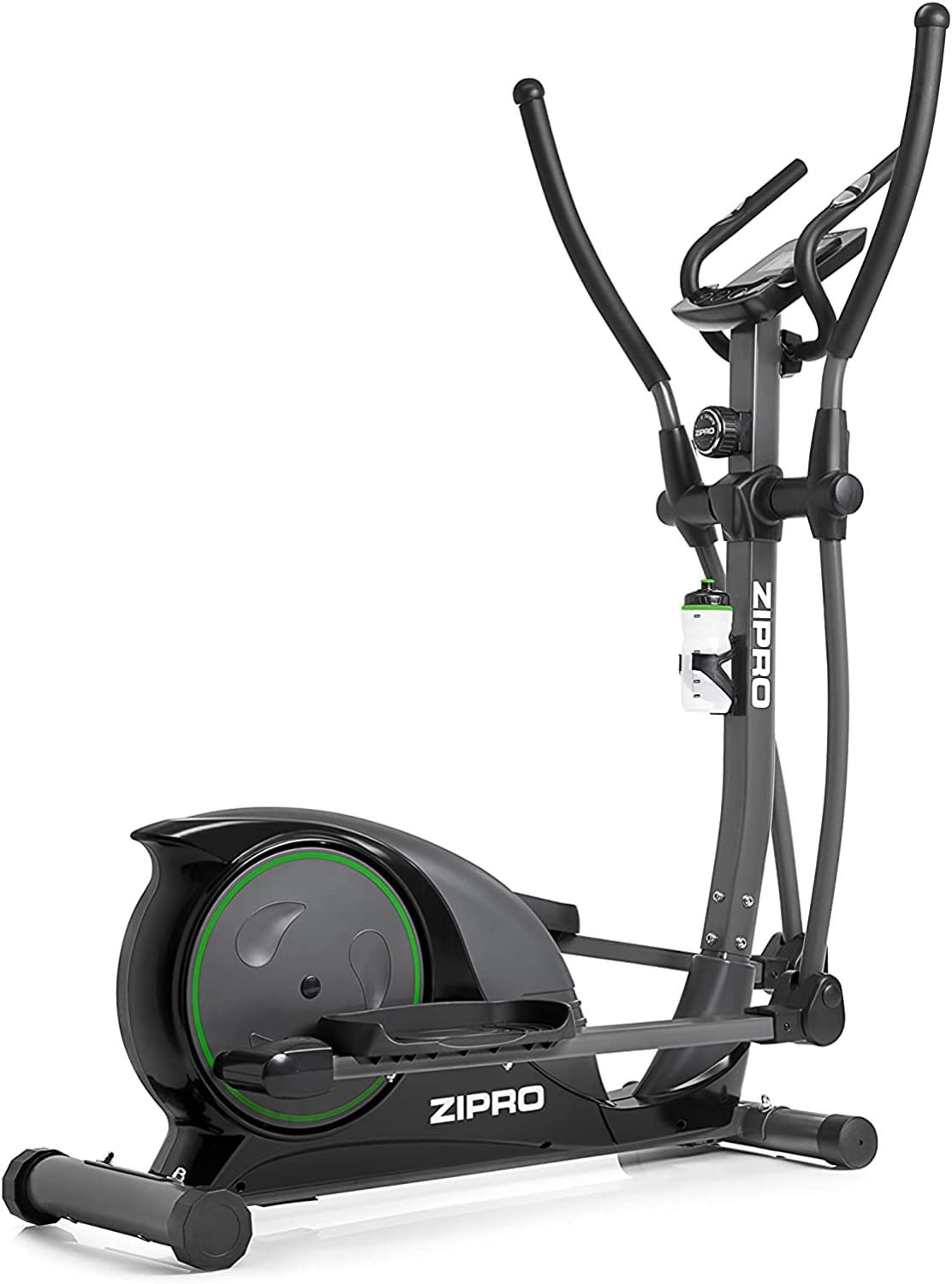 Zipro Crosstrainer Hulk, elliptique jusqu'à 150 kg, équipement d'entraînement Cardio à Domicile, Appareil de Fitness, Machines d'exercice, vélo elliptique, 8 Niveaux de résistance