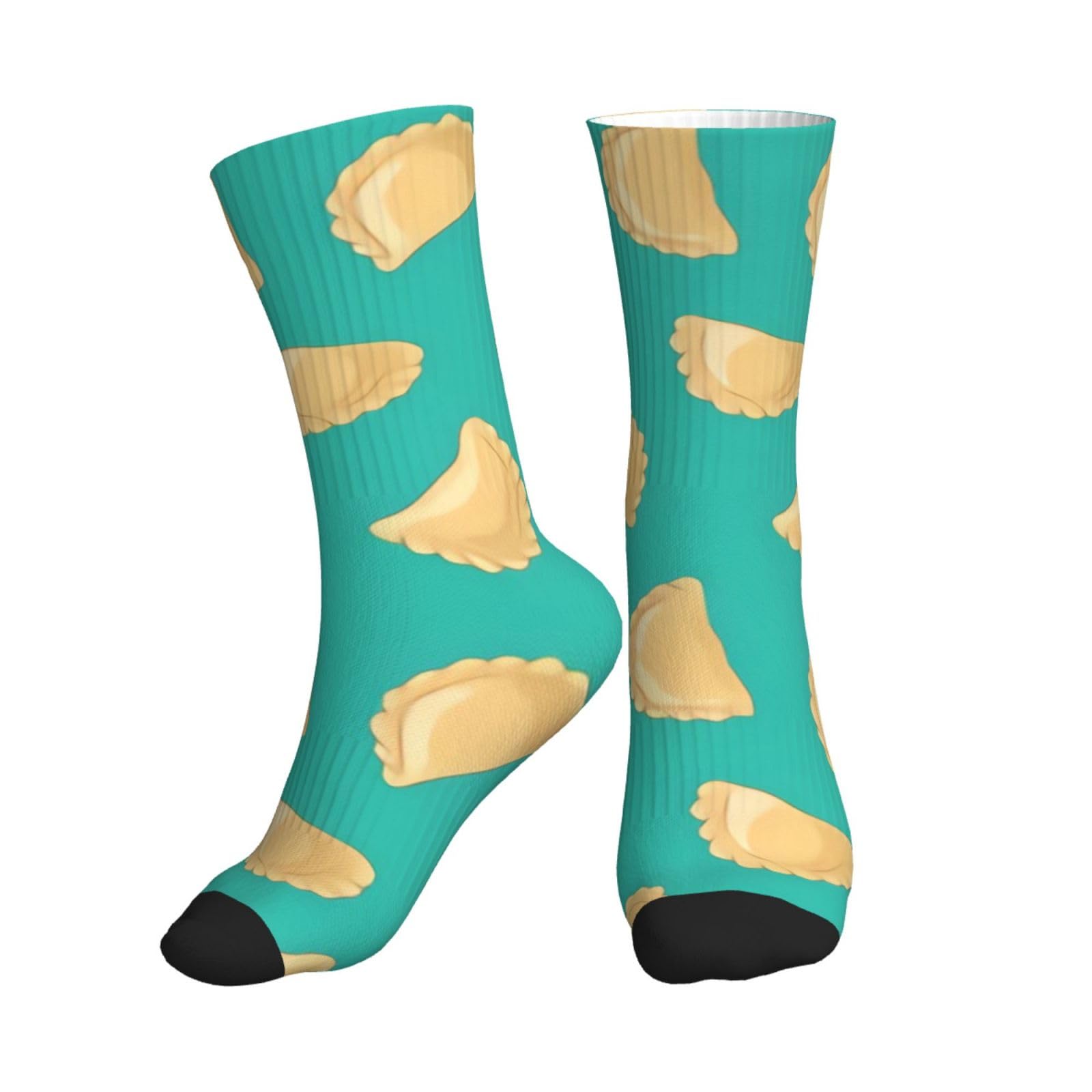 Kwqdozf Unisex As Pic Dumplings Pierogi Varenyky Pelmeni Food And Drink Novelty Socks Athletic Socks Sport Running Calf Socks Crew Socks Above Ankle Men Wome Cotton Socks