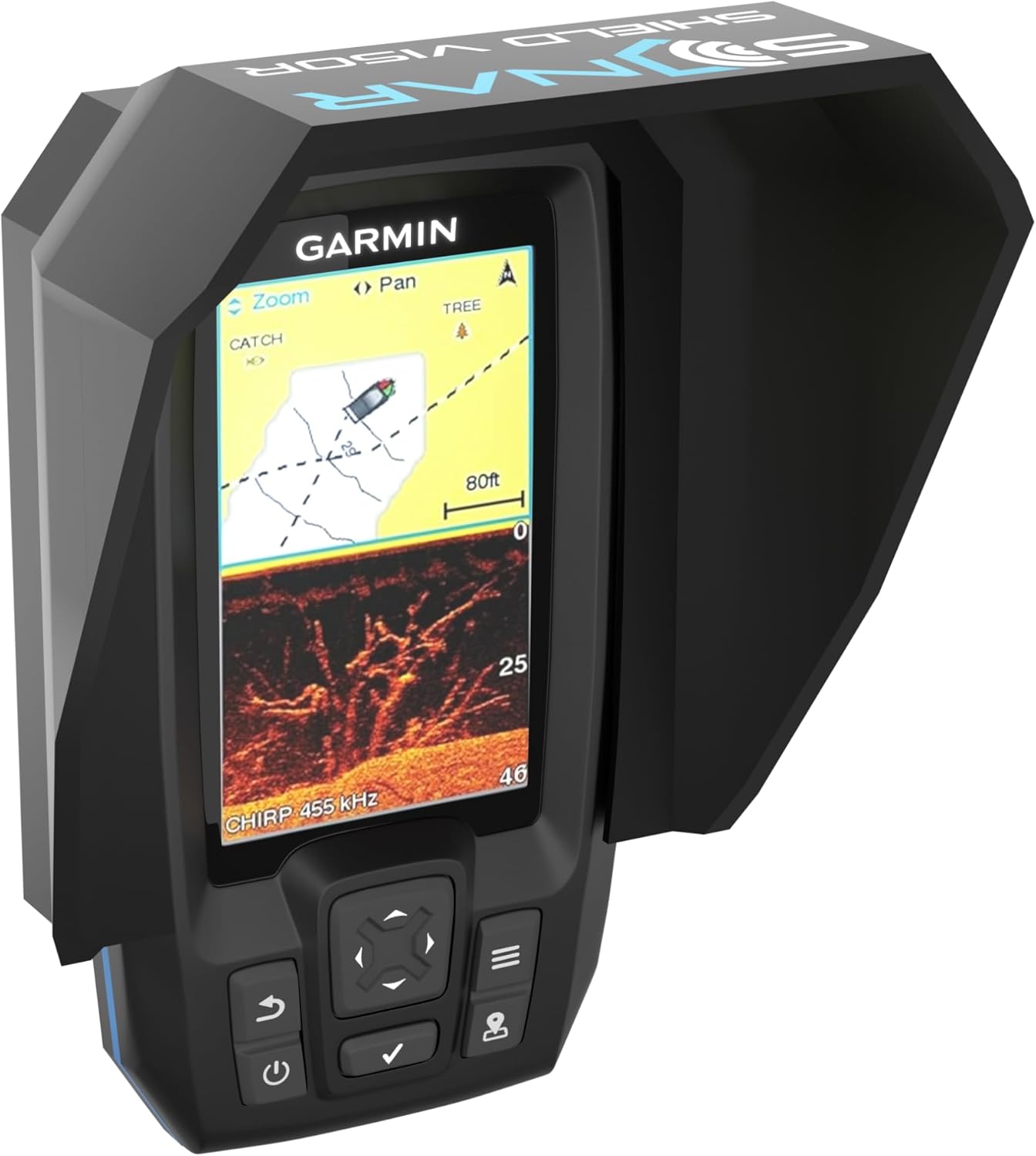 Garmin Striker 4 Sun Visor by Sonar Shield | Made in The USA