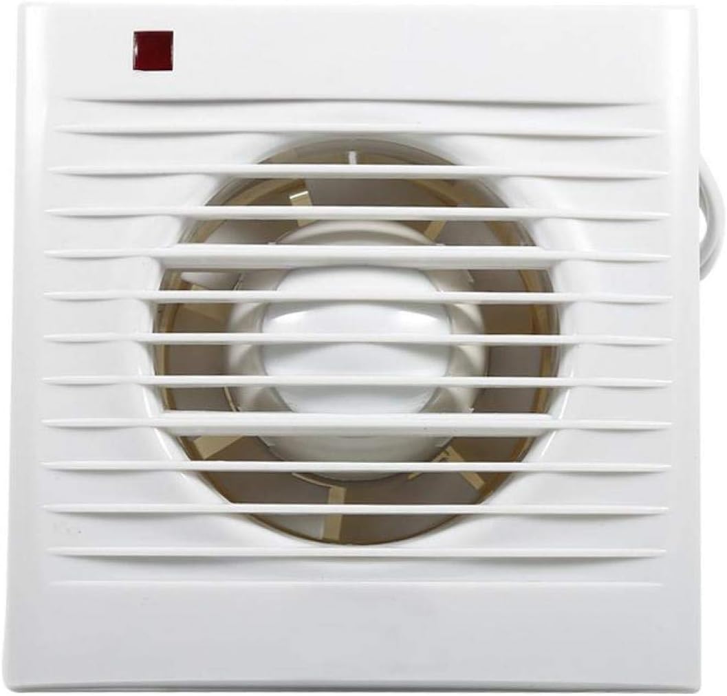 EVTSCAN 4" Ventilation Exhaust Fan,ABS Plastic Wall Ceiling Mount for Bathroom Kitchen Toilet,High Airflow 80m³/h,Low Noise 36dB,Energy Efficient 12W