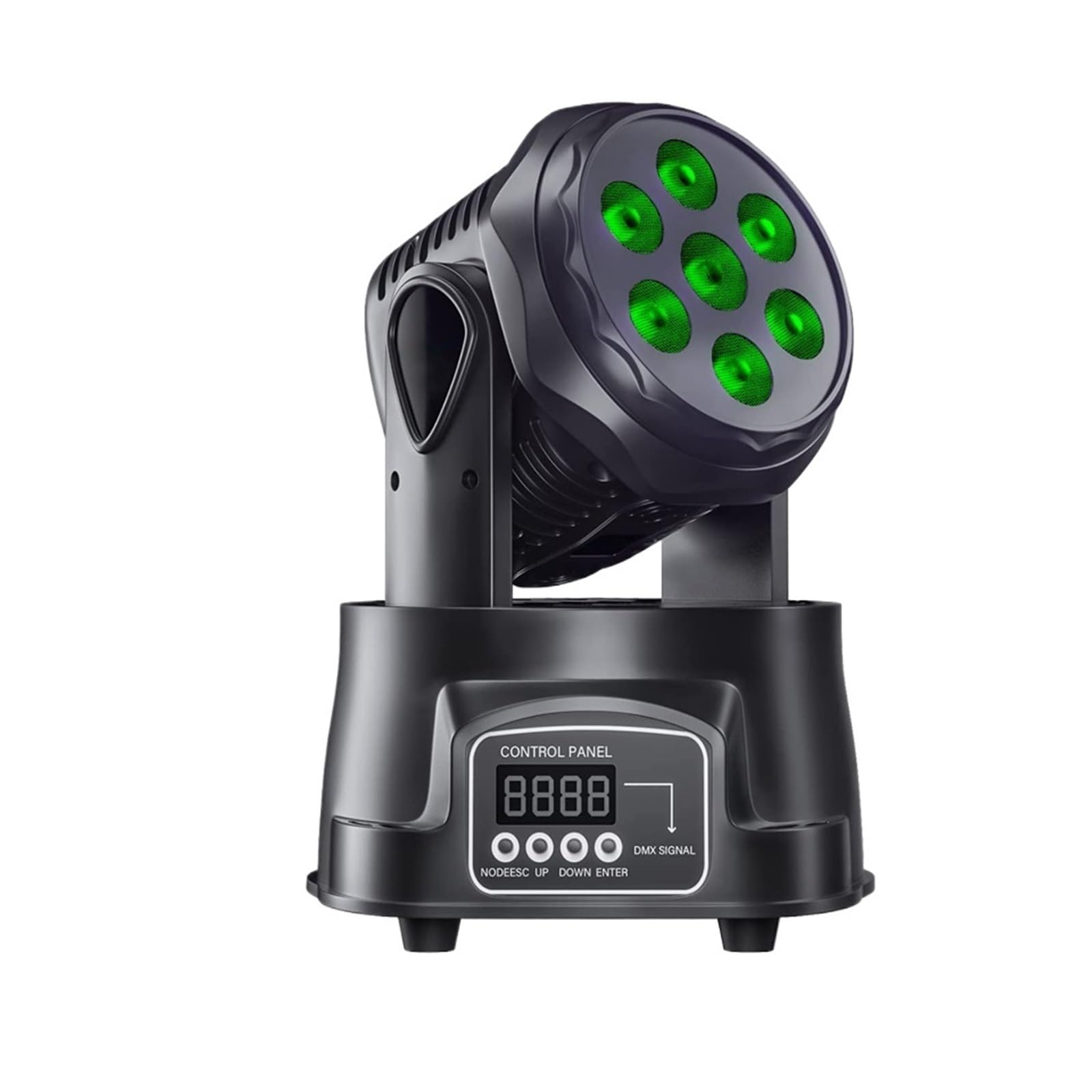 Proyector de luz LED RGB de 7 x 10 W for fiestas, con cabezal móvil, for DJ, discotecas, escenarios, luces estroboscópicas, UV, for fiestas, bodas y vacaciones para diversas ocasiones