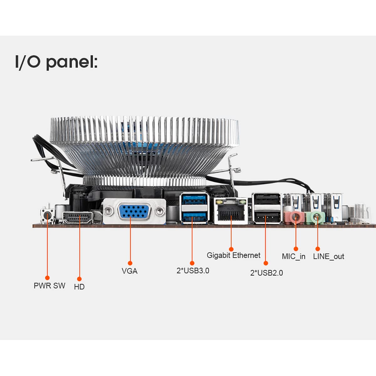 Amazon | B75 BTCマイニングマザーボード8 PCIe 1 X GPUスロットUSB  3.0、i3-2120デュアルコアプロセッサー付き、128GB SSD、4GB RAM、金沙大放熱ファン | ASPIRING | マザーボード 通販