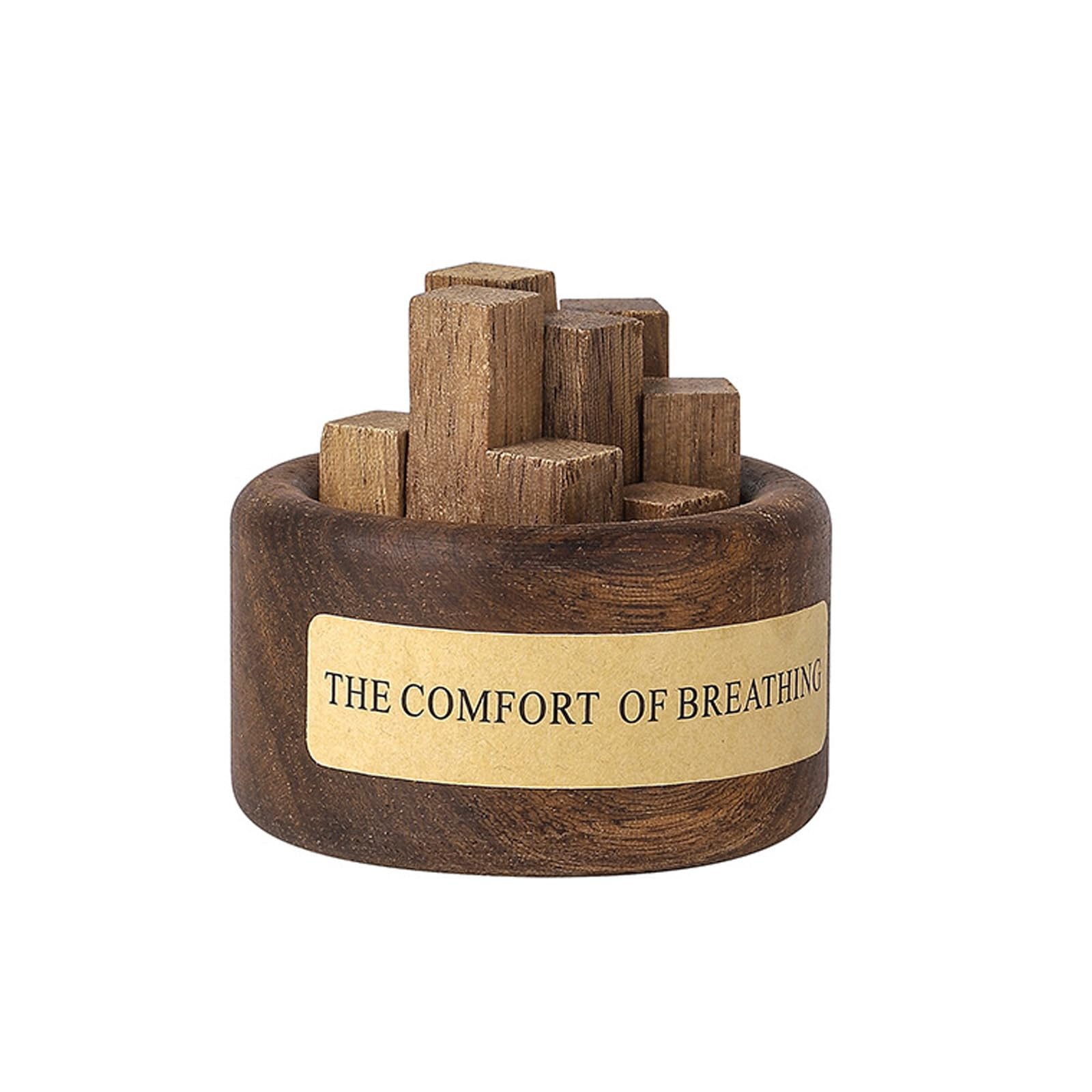 Uqezagpa Wooden Aromatherapies Essential Oil Diffuser Decors Woodpile Fragrances Expander Decorative Ornament for Bedrooms Aromatherapies Enhancer