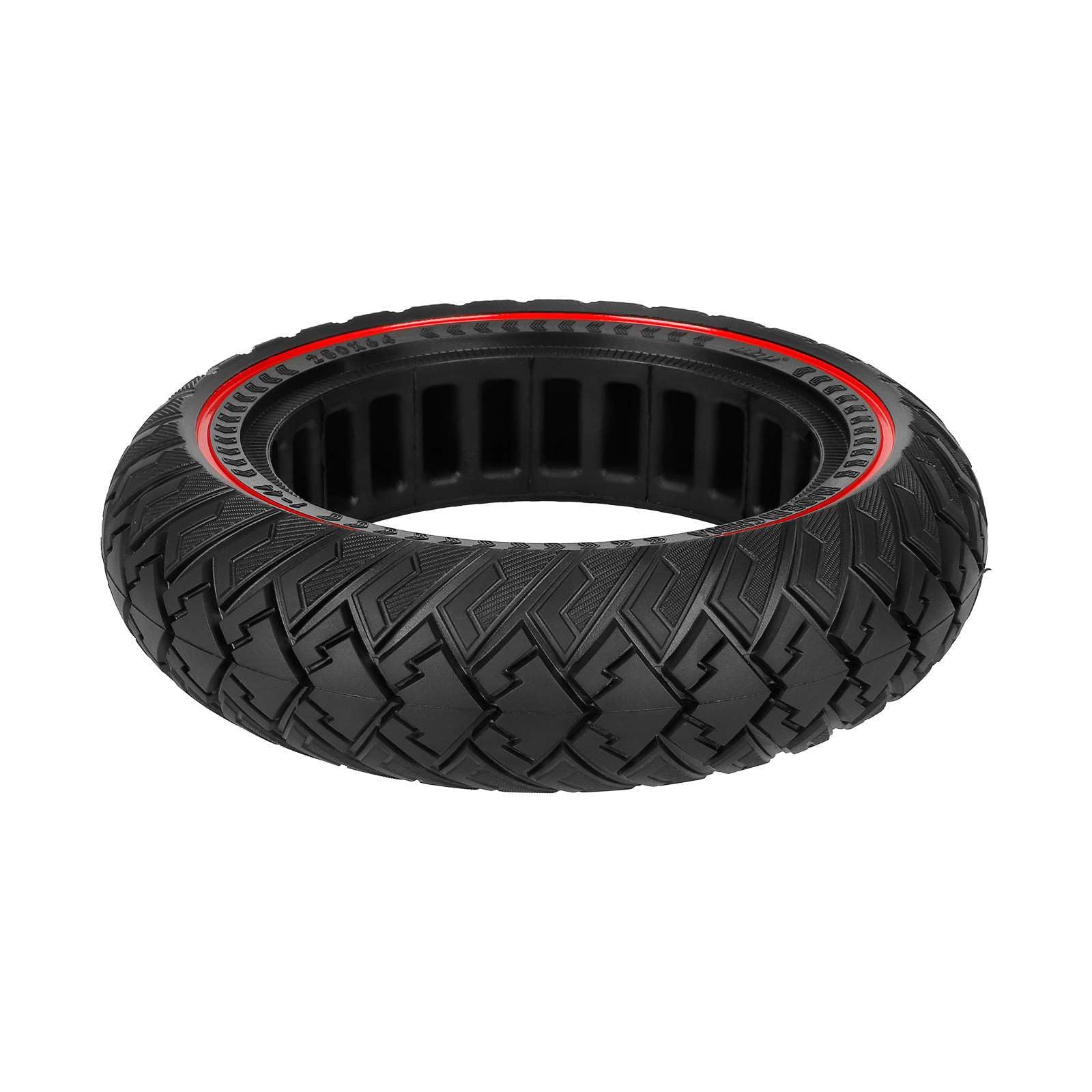 Neumáticos de goma maciza Okandomo para Xiaomi 4: neumáticos de recambio ultrarresistentes de 10 pulgadas, 250 x 64, para todo terreno, resistentes al desgaste. Accesorios para patinete eléctrico
