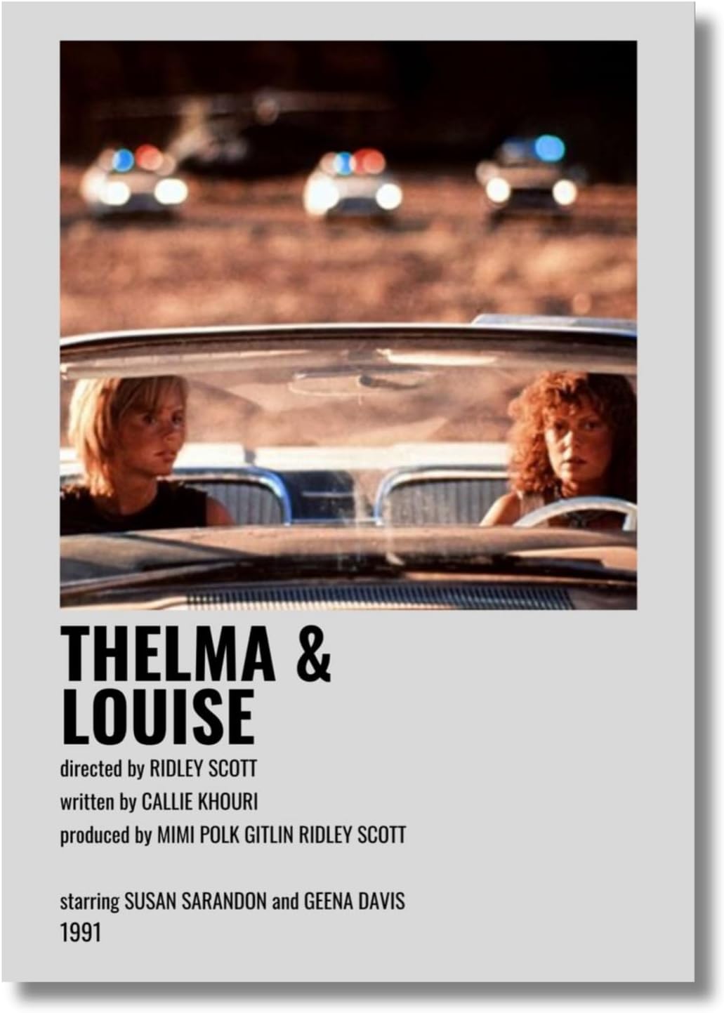 Louise Sawyer and Thelma Dickinson Drama Movie Poster, Cool room wall decor, Canvas decor for office