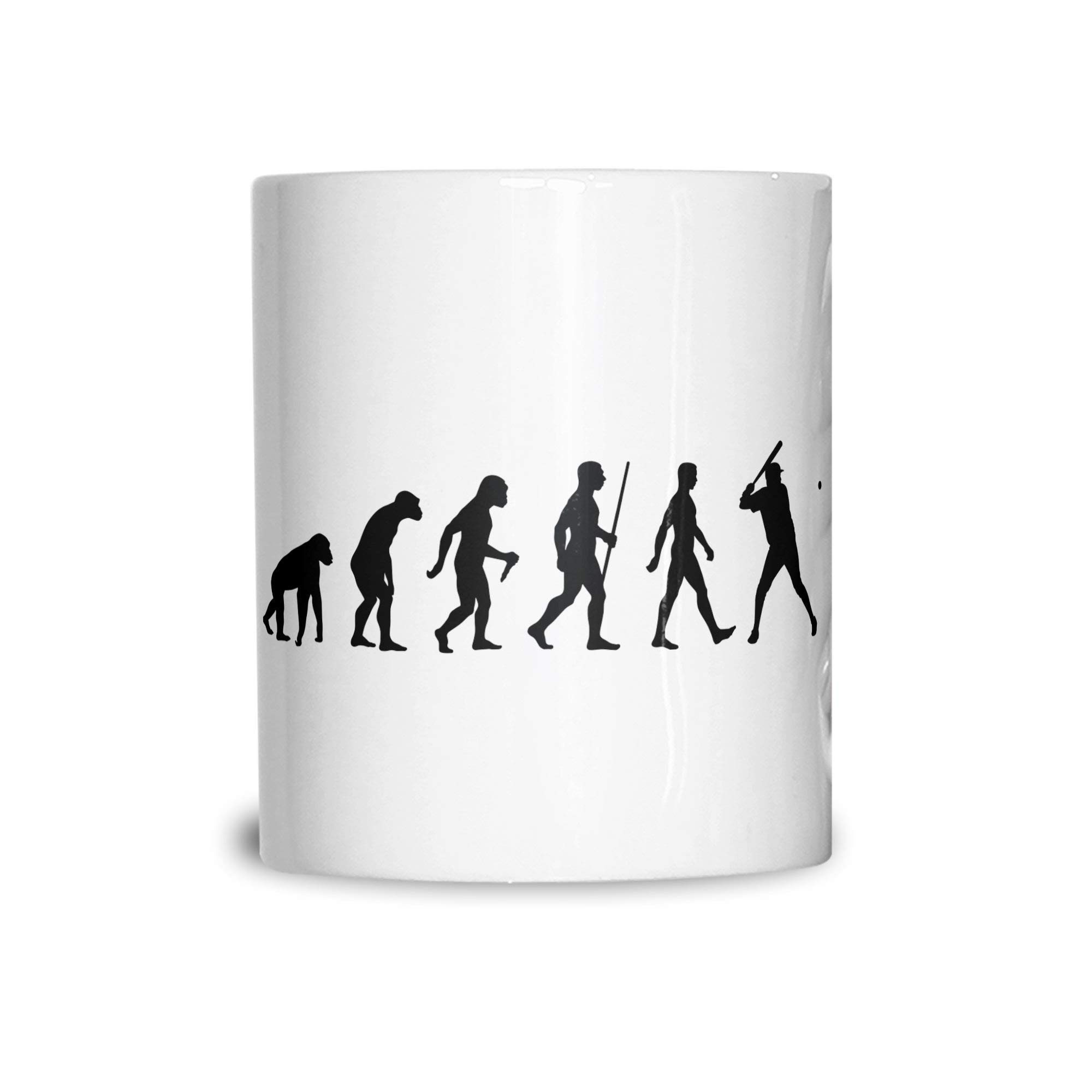 Sport Mug Evolution of Baseball Homerun Batter - (White / 11OZ)