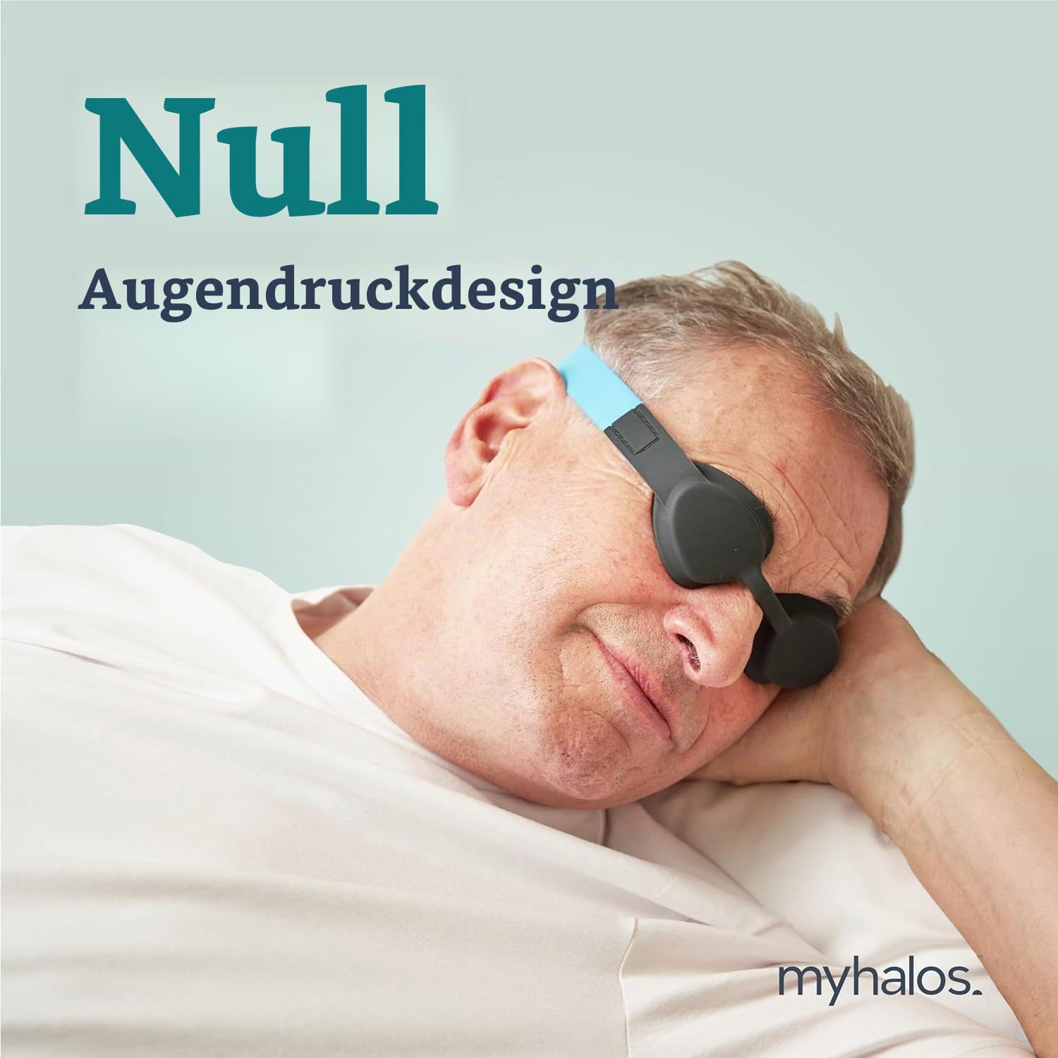 MyHalos Feuchtigkeitskammerbrille - Weiche Schlafmaske für trockene Augen - Wiederverwendbare Augenmaske