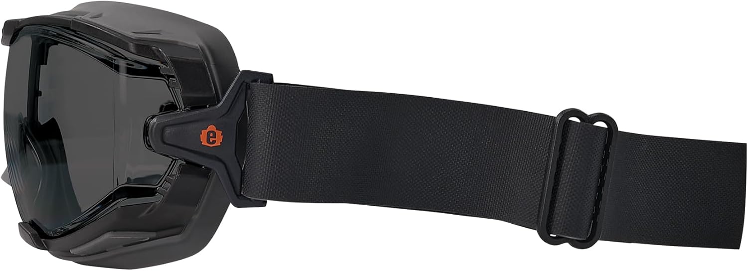 Ergodyne Skullerz Arkyn Protective Dust Safety Goggle, Non-Vented, Anti Fog, Scratch Resistant​, Adjustable Neoprene Strap - Image 7