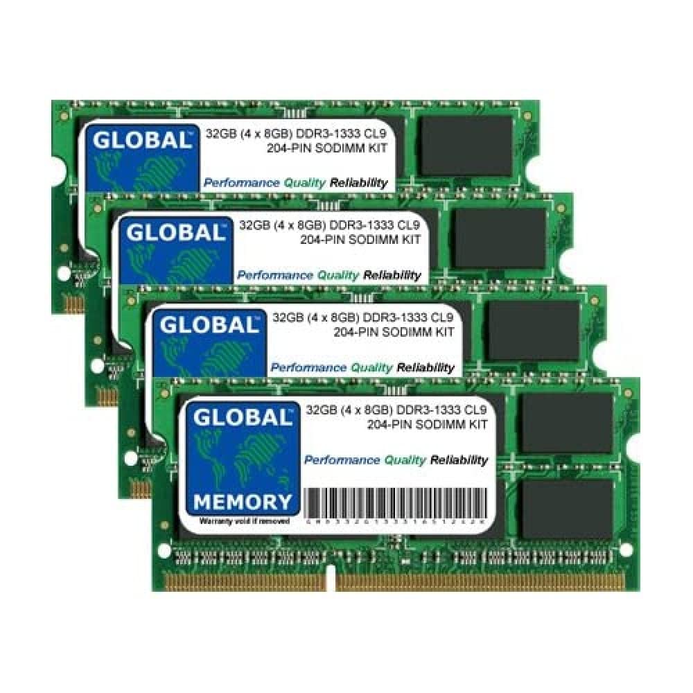 Kit RAM DDR4 2400MHz 16Go (4x4Go) PC4-19200 SODIMM pour ordinateur portable