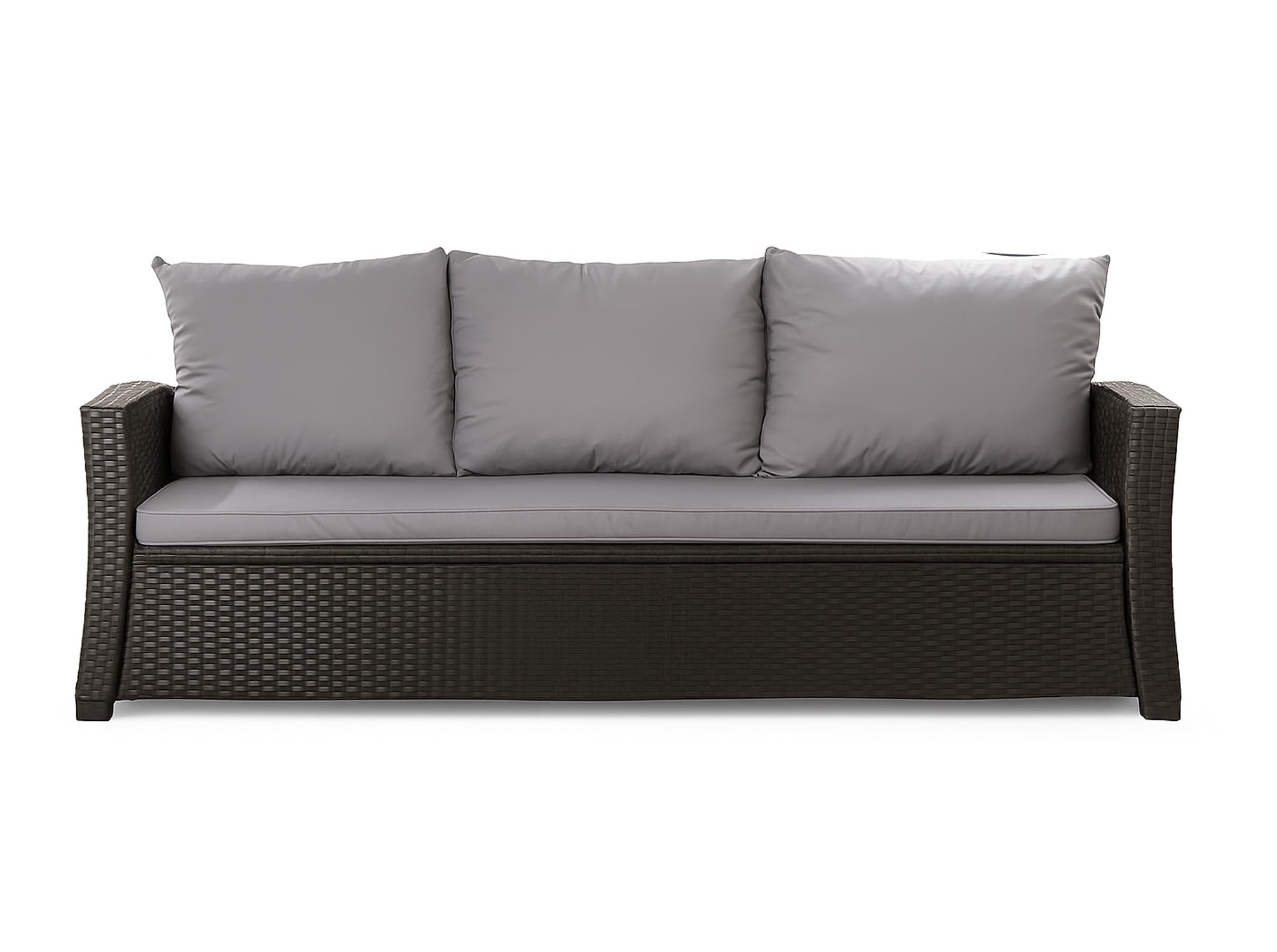 Bankauflage - Outdoor sitzkissen für Gartenbank für polyrattan- Polster Auflage Outdoor - Bankpolster Auflage für Hollywoodschaukel Rattan Sitzbank (Hellgrau, 140x60x50cm)