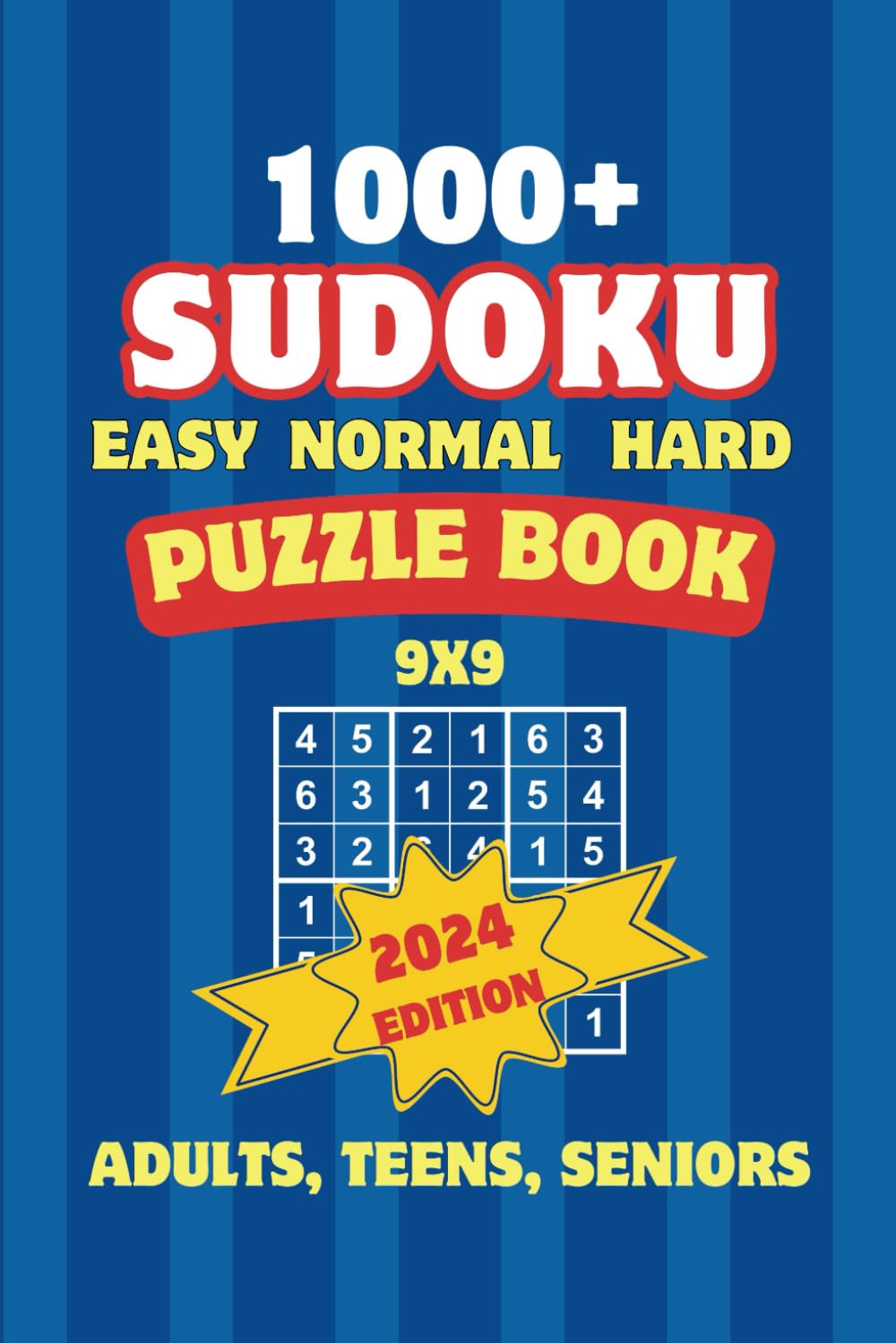 Sudoku Puzzles For Adults - Over 1000 Puzzles & Solutions, Easy to Hard Teens, Adults, Seniors: Gentle Exercise for the Mind - Beyond the Basics