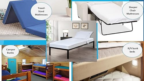 Miniatura 4 de Juegos de sábanas de 4 piezas y funda de almohada, 1 sábana ajustable de 33 x 75 pulgadas, 1 sábana plana de 64 x 94 pulgadas, 2 fundas de almohada