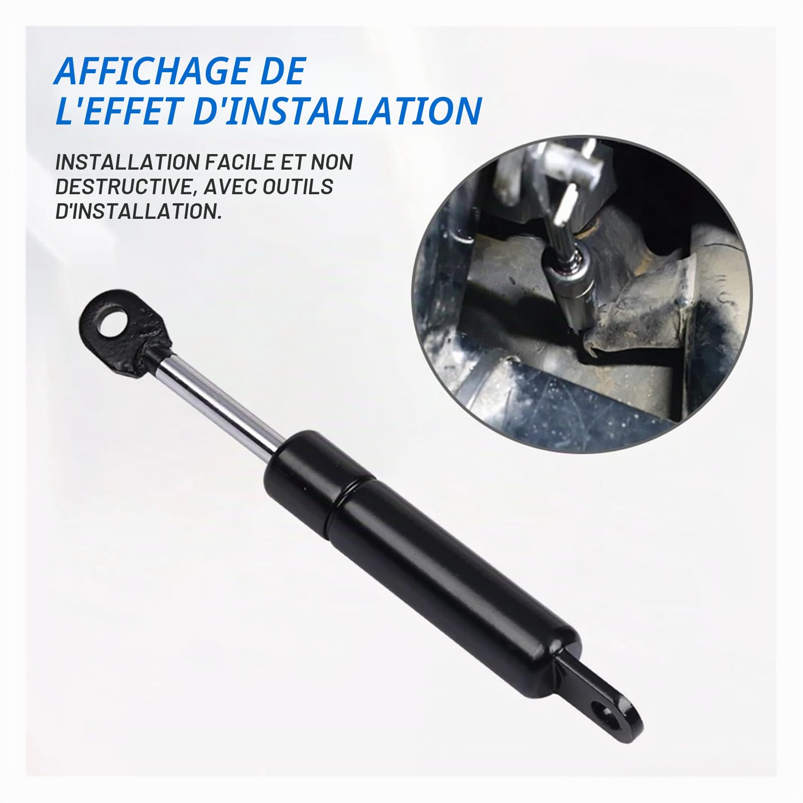 Bras de Levage de siège de Moto, Support de Tige hydraulique, Amortisseur Compatible avec XMAX250 XMAX125 Xmax 125 X-Max 250 Accessoires