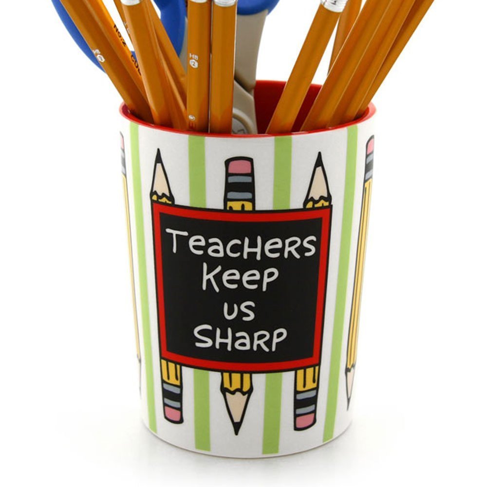 Crayon Support Keep Sharp Our Name Is Mud un cadeau inspirant pour le bureau