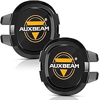 Vista 1 de Auxbeam Cubiertas protectoras redondas de la serie P4, tapa de lente LED negra de 4 pulgadas, protector contra impactos contra el polvo y cumple