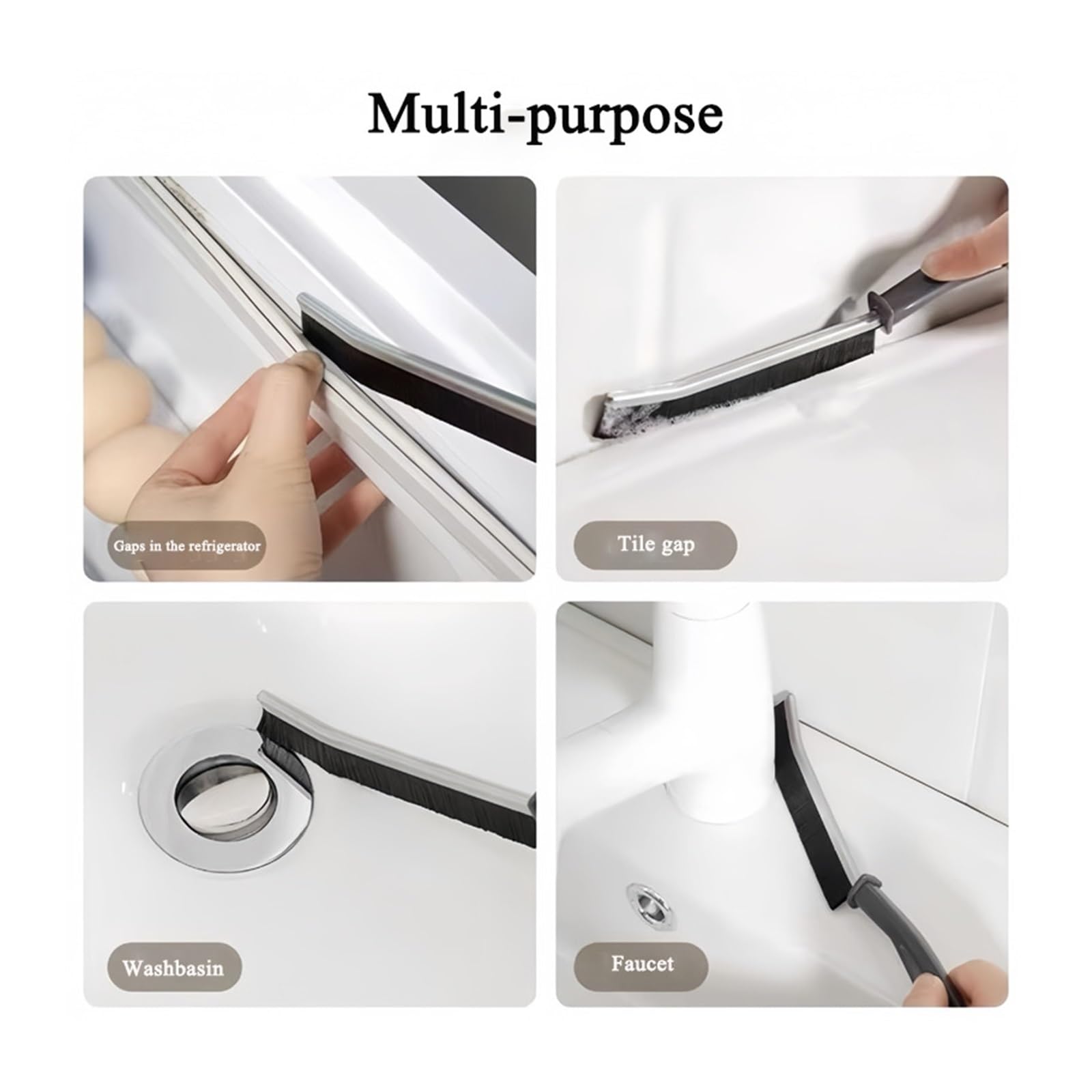 Compatible Con Lavadora, Cepillo Duradero For Fregar Grietas