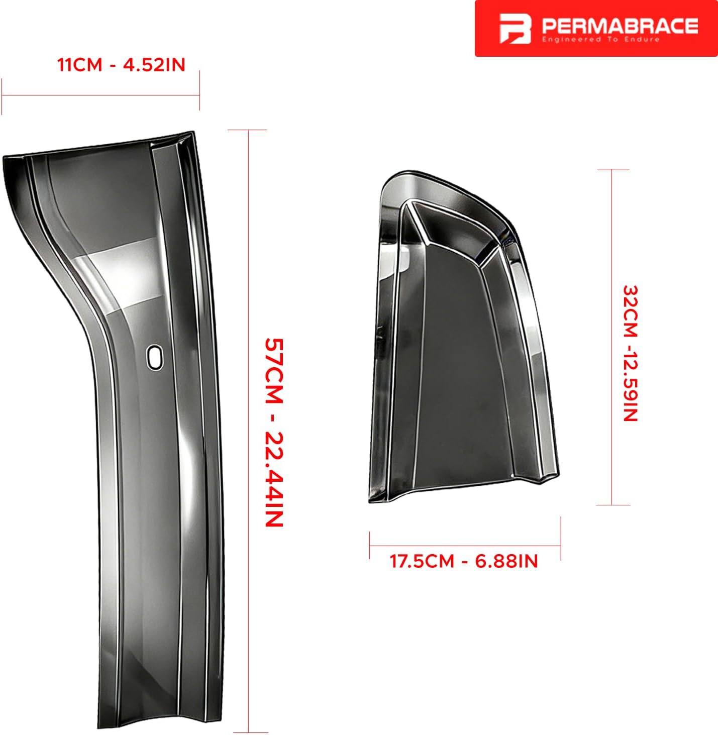 Smoked Tail Light Lens Cover Protectors Compatible with 2015-2024 for Dodge Charger Models - ABS Plastic, Gloss Black Finish, Easy No-Drill Installation