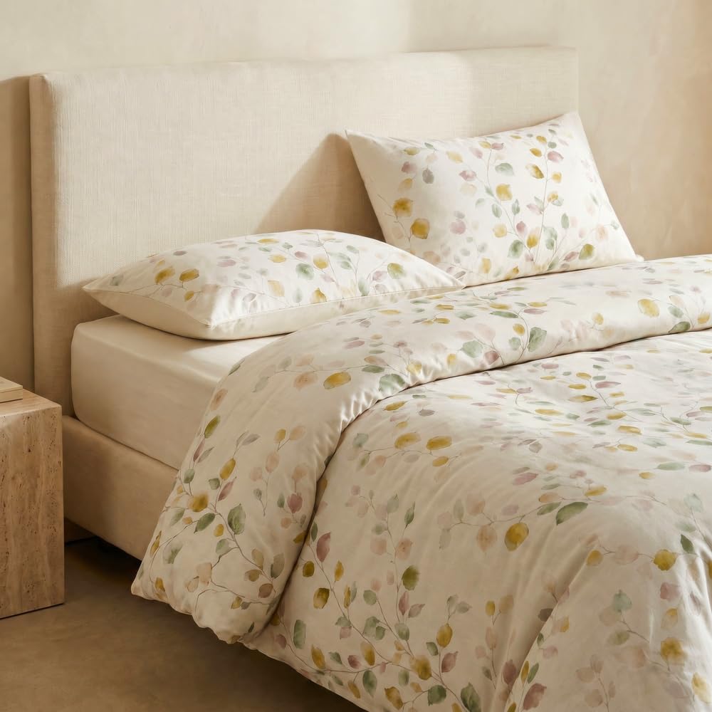 COTTON ARTean Poszwa na kołdrę Łóżko 200 Satyna Bawełna 200 Nici ALBERTIA