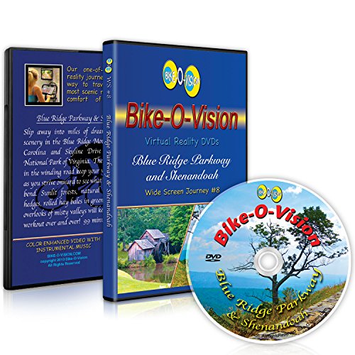 Bike-O-Vision - Virtual Cycling Adventure - Blue Ridge Parkway & Shenandoah - Perfect for Indoor Cycling and Treadmill Workouts - Cardio Fitness Scenery Video (Widescreen DVD #8) Bike-O-Vision - Virtual Cycling Adventure - Blue Ridge Parkway & Shenandoah - Perfect for Indoor Cycling and Treadmill Workouts - Cardio Fitness Scenery Video (Widescreen DVD #8)