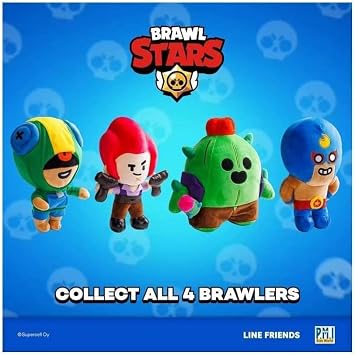 Brawl Stars BRW7008C S1 Huggable Plush 30CM-EL Primo PK4, one Size