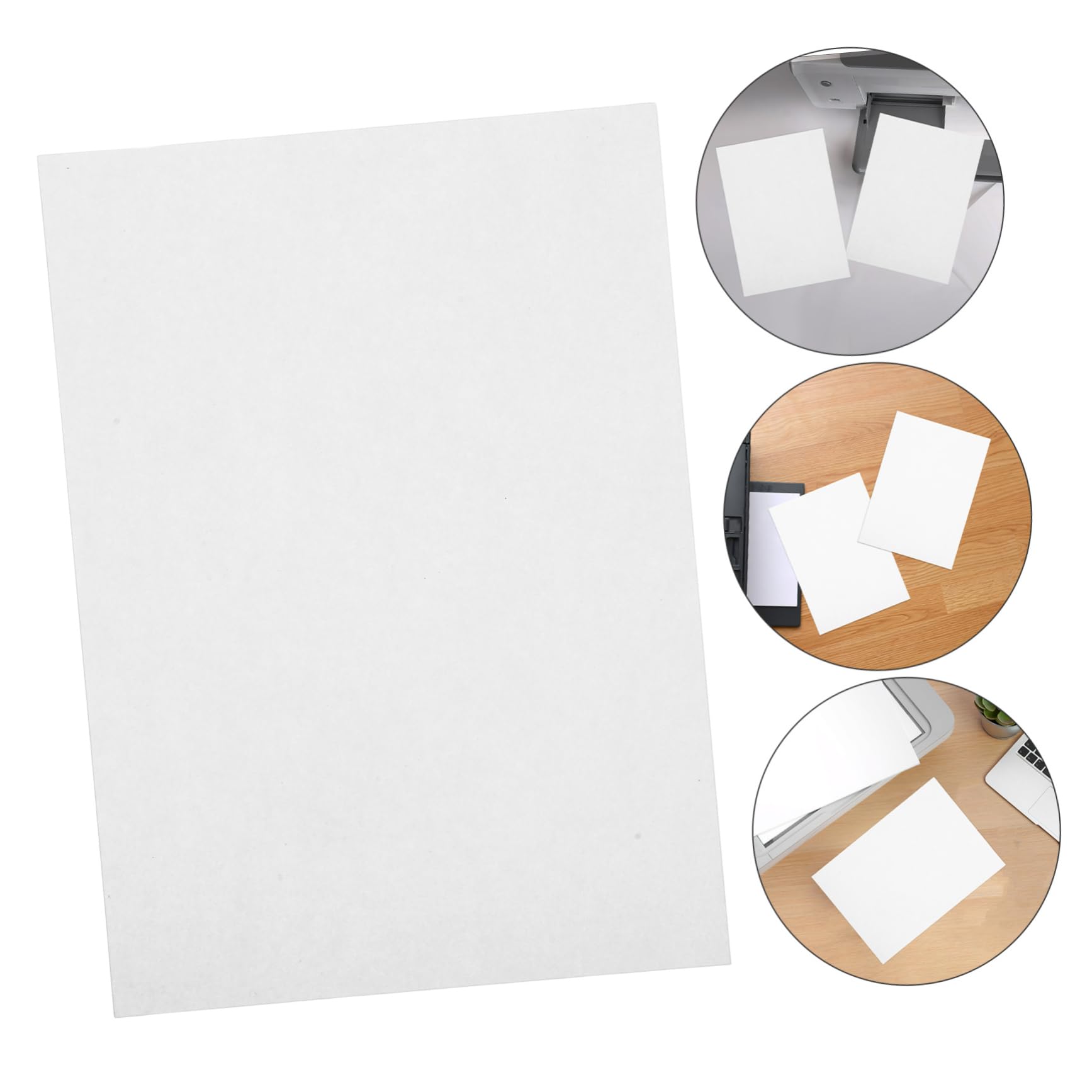 500 Stück Druckerpapier Hochweiß Multipurpose für Doppelseitigen Druck Büro und Künstler Geeignet