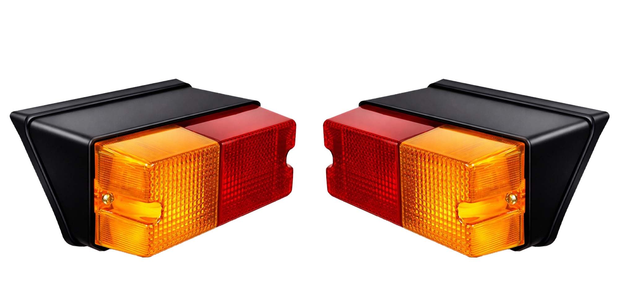 Combinazione di luci per trattore Luci posteriori Gruppo luci posteriori trattore con lampadine 12v Compatibile con Sonalika Indofarm Standard Universal Trattori parti luci