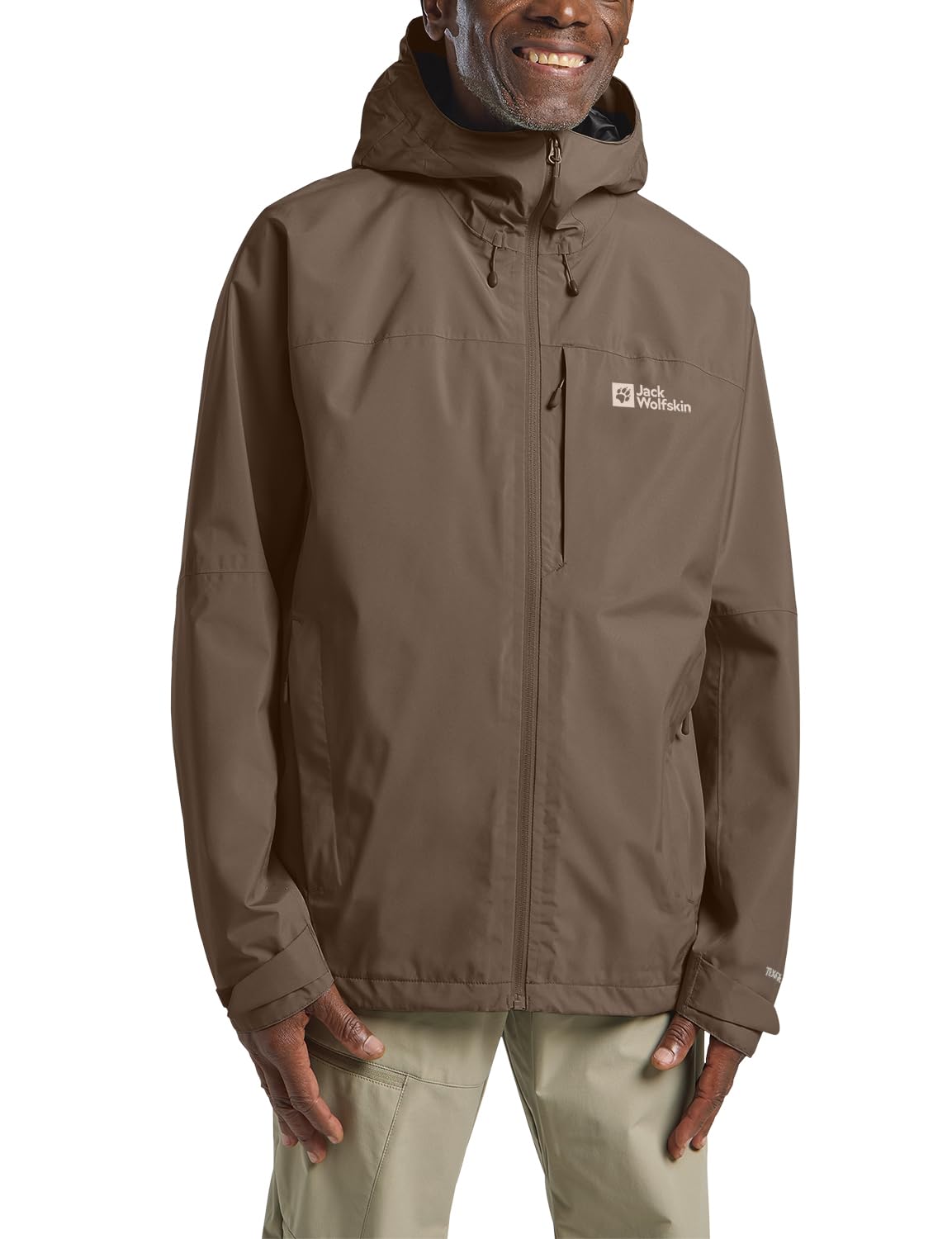 Jack Wolfskin Tempest 2l Jkt M Chaqueta, café frío, Small Hombres